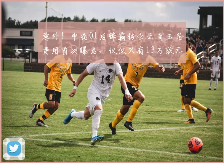 意外!申花01后锋霸转会云南玉昆费用首次曝光,仅仅只有13万欧元