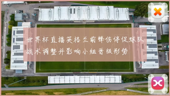 世界杯直播英格兰前锋伤停促球队战术调整并影响小组晋级形势